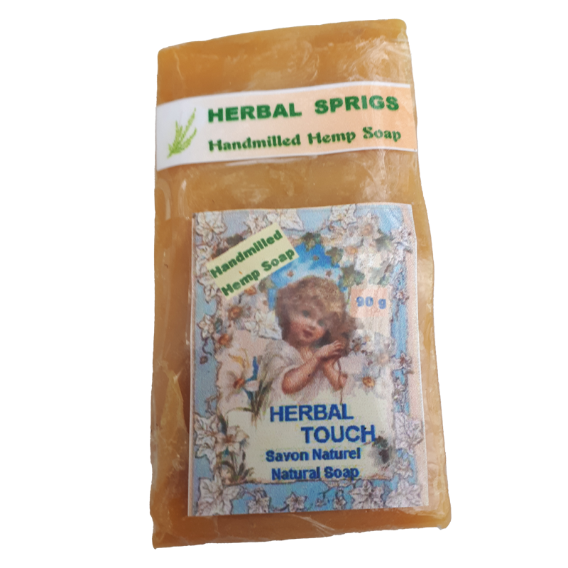 Unscented HERBAL TOUCH Hemp Soap – 110 Gram/bar - Image 2